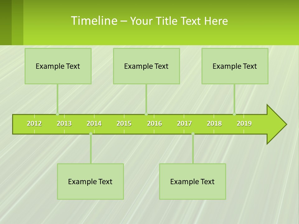 A Green Abstract Background With Lines PowerPoint Template