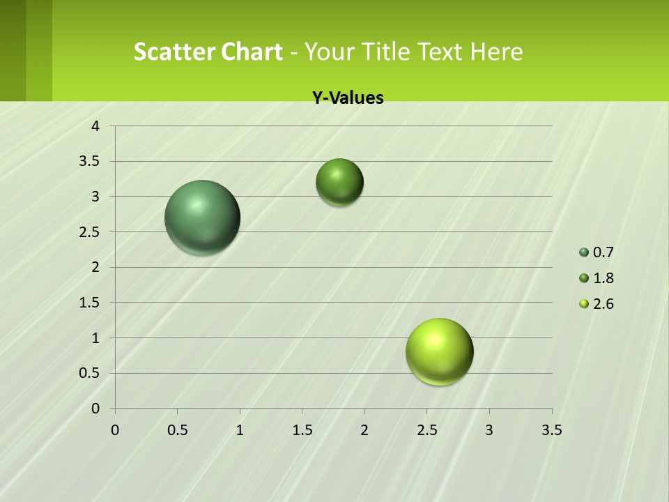 A Green Abstract Background With Lines PowerPoint Template