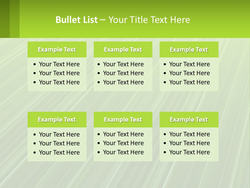 A Green Abstract Background With Lines PowerPoint Template