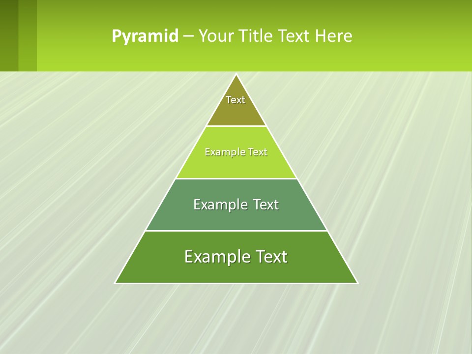 A Green Abstract Background With Lines PowerPoint Template