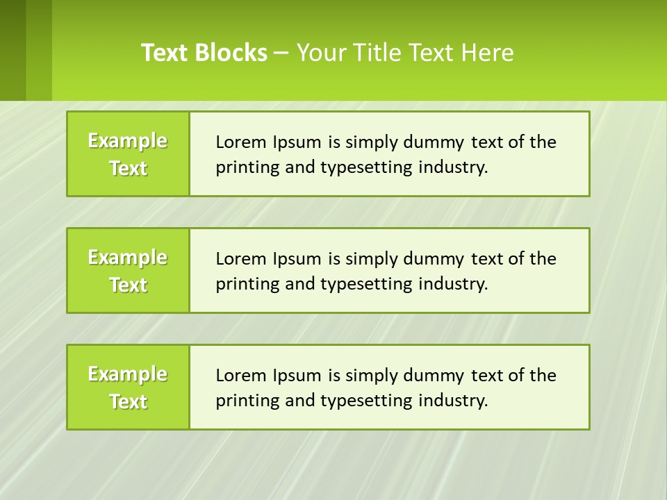A Green Abstract Background With Lines PowerPoint Template