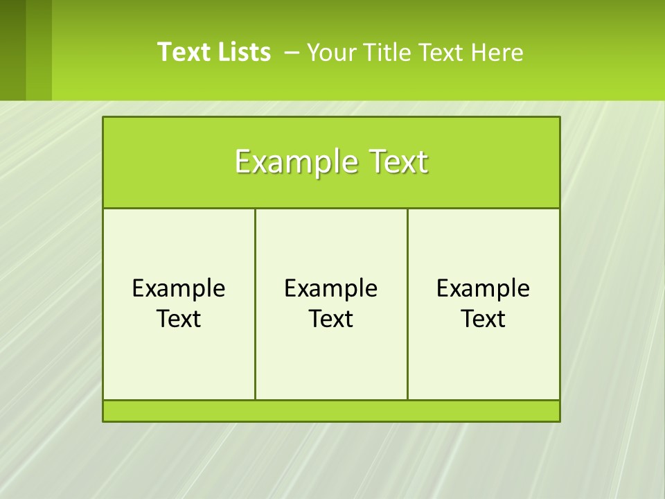 A Green Abstract Background With Lines PowerPoint Template