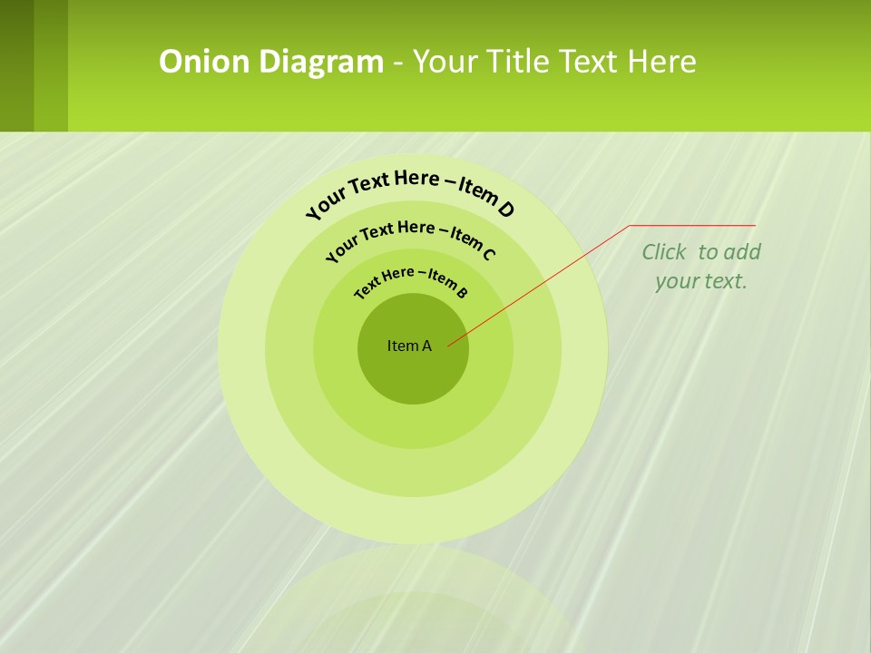 A Green Abstract Background With Lines PowerPoint Template