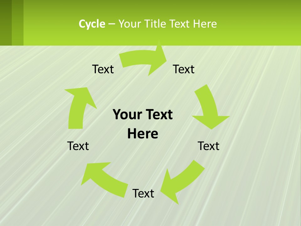 A Green Abstract Background With Lines PowerPoint Template