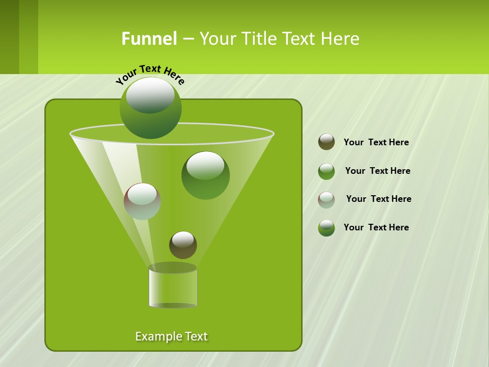 A Green Abstract Background With Lines PowerPoint Template