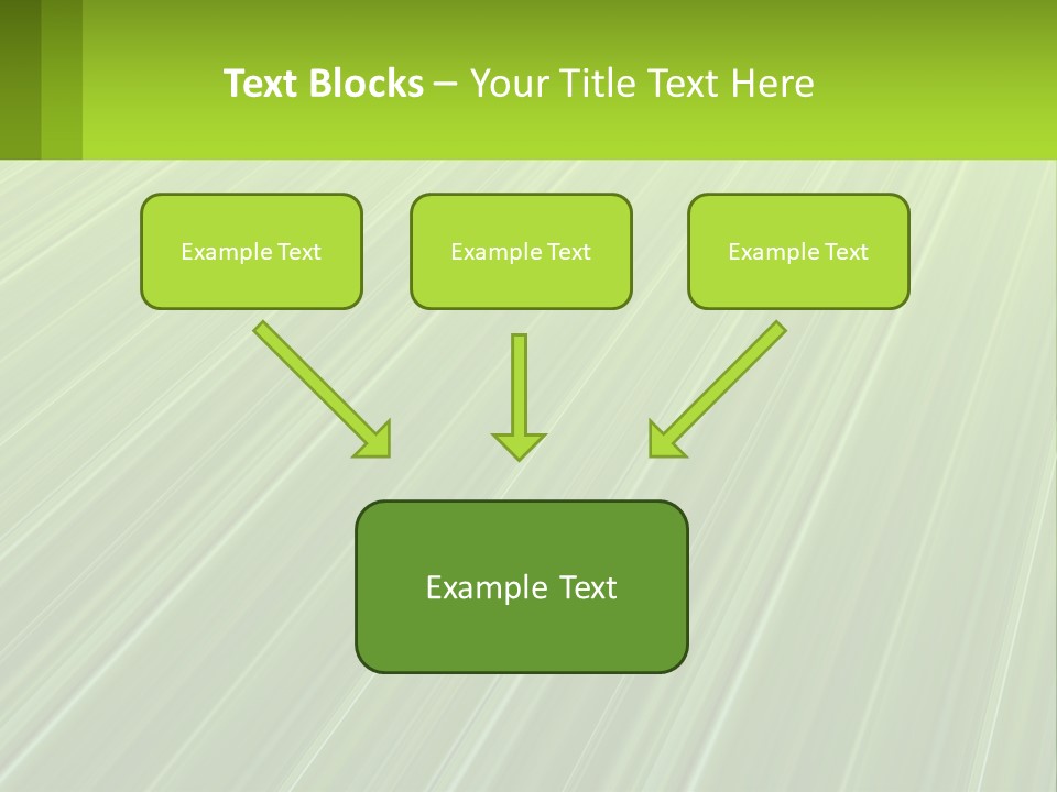 A Green Abstract Background With Lines PowerPoint Template