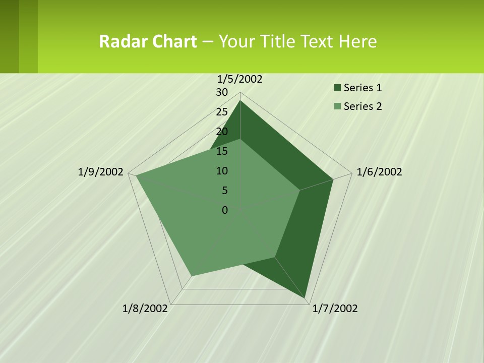 A Green Abstract Background With Lines PowerPoint Template