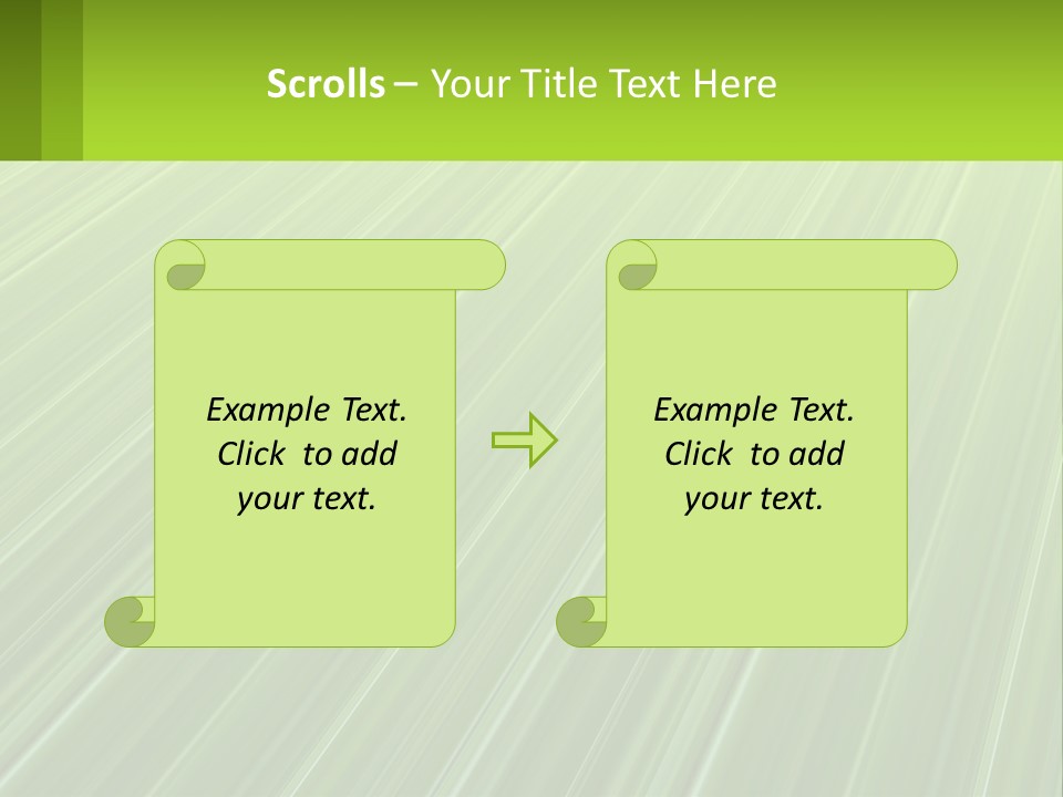 A Green Abstract Background With Lines PowerPoint Template