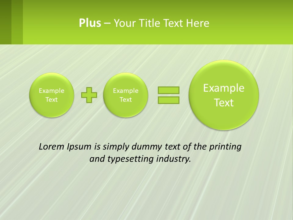 A Green Abstract Background With Lines PowerPoint Template
