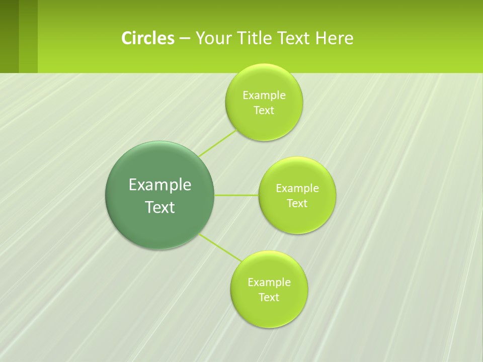 A Green Abstract Background With Lines PowerPoint Template