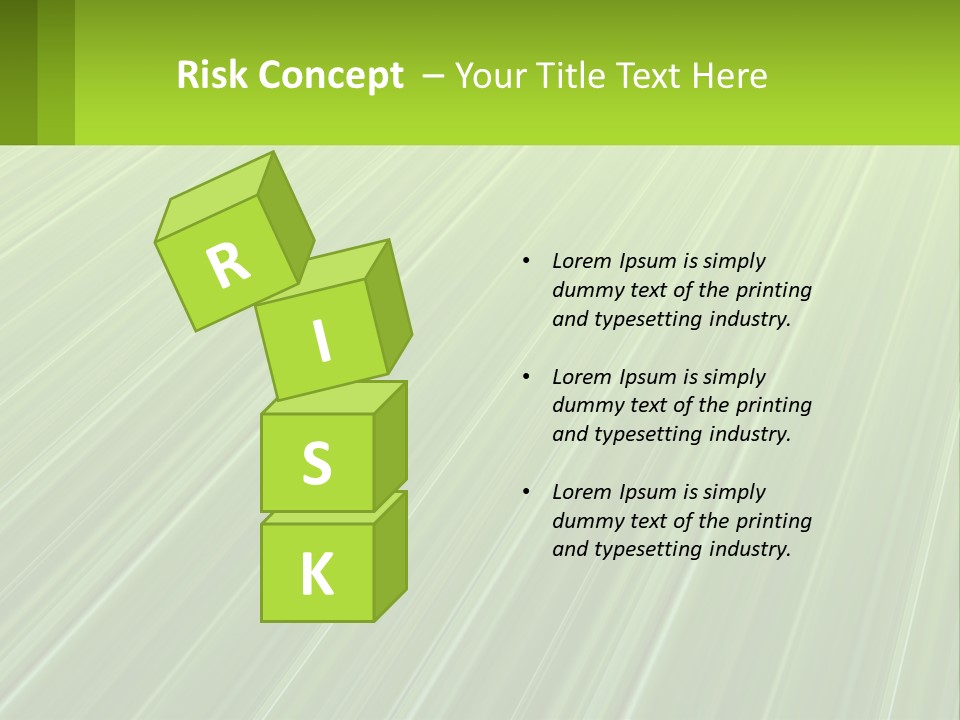 A Green Abstract Background With Lines PowerPoint Template