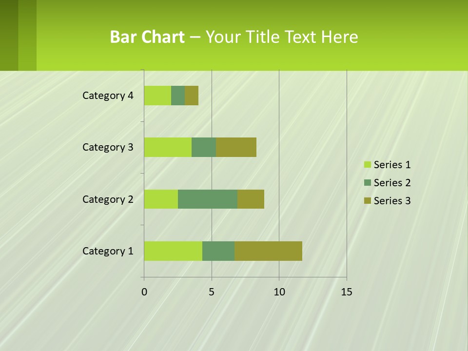 A Green Abstract Background With Lines PowerPoint Template
