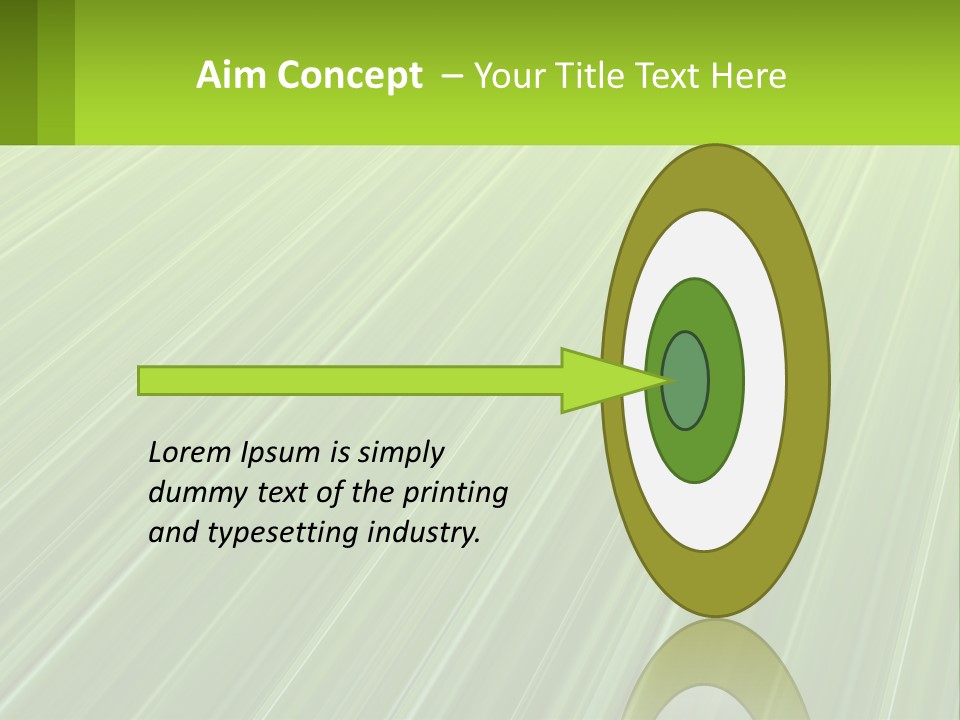 A Green Abstract Background With Lines PowerPoint Template