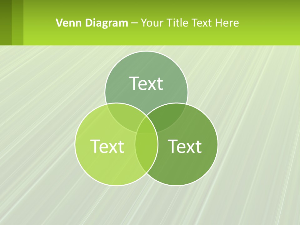 A Green Abstract Background With Lines PowerPoint Template