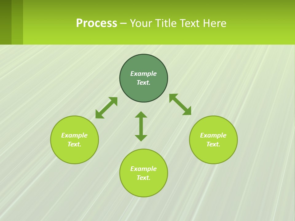 A Green Abstract Background With Lines PowerPoint Template