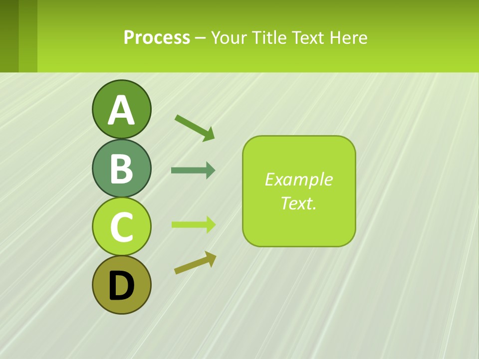 A Green Abstract Background With Lines PowerPoint Template