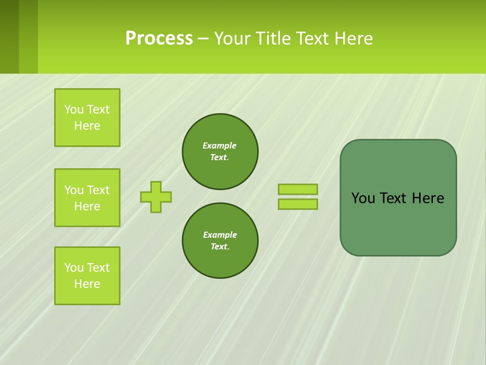 A Green Abstract Background With Lines PowerPoint Template