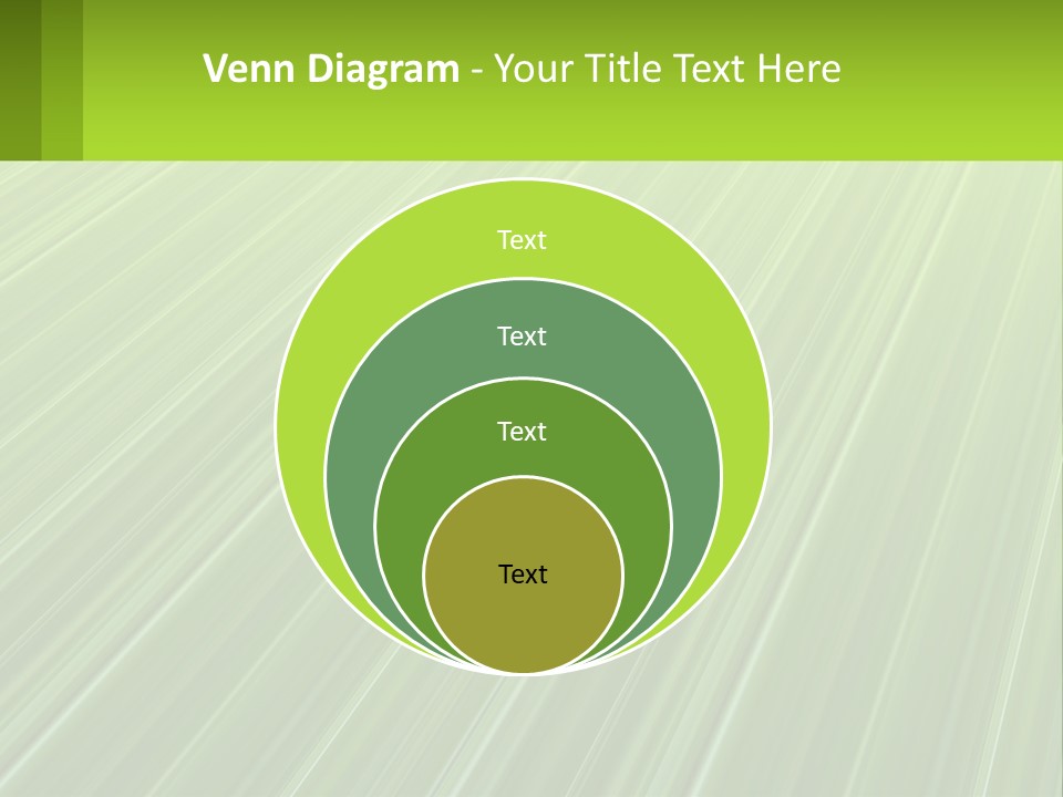 A Green Abstract Background With Lines PowerPoint Template