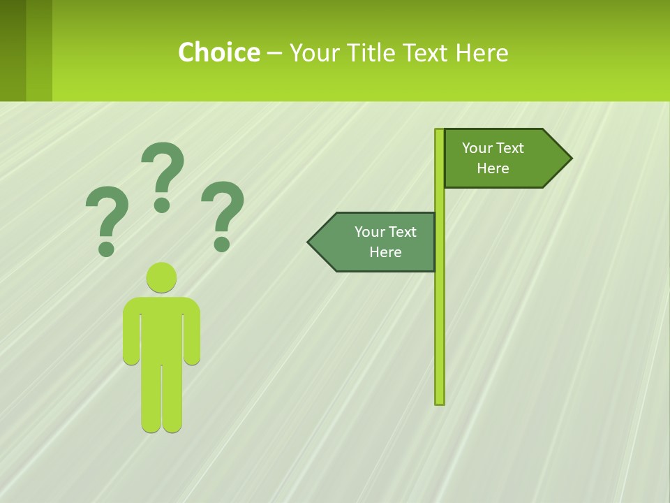 A Green Abstract Background With Lines PowerPoint Template