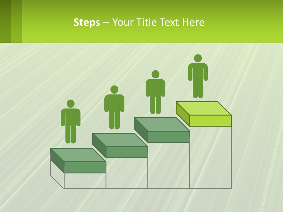 A Green Abstract Background With Lines PowerPoint Template