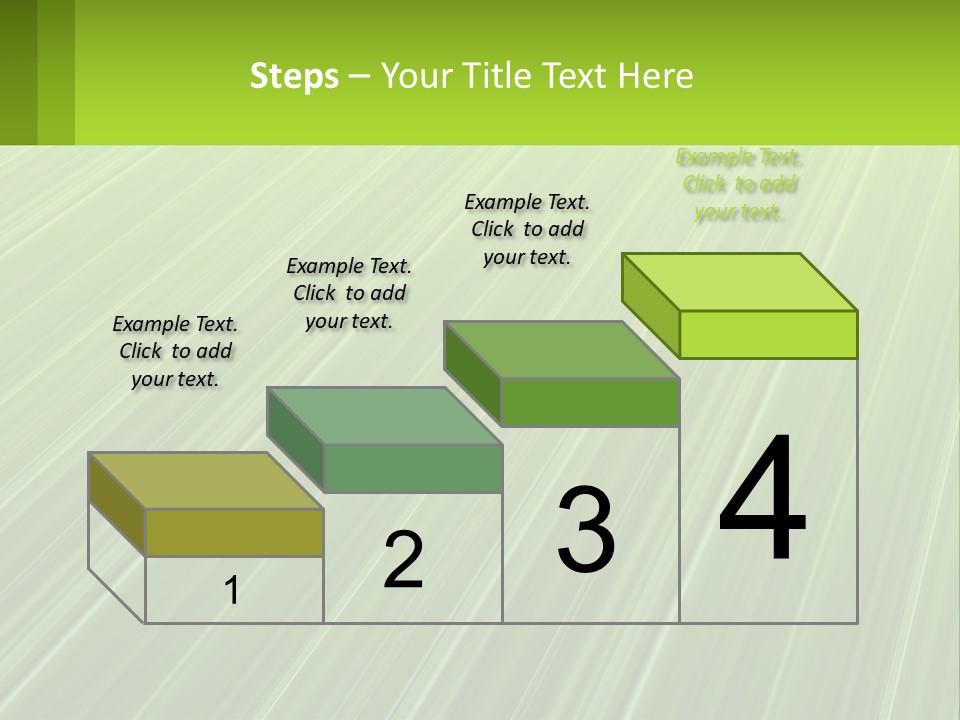 A Green Abstract Background With Lines PowerPoint Template