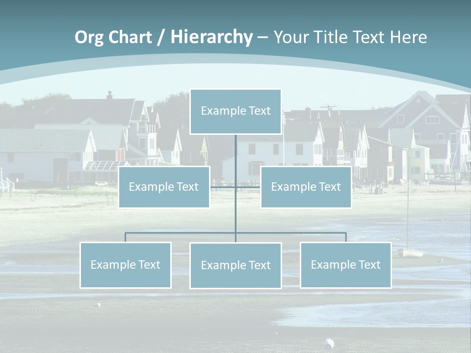 Beach Blue Sky PowerPoint Template