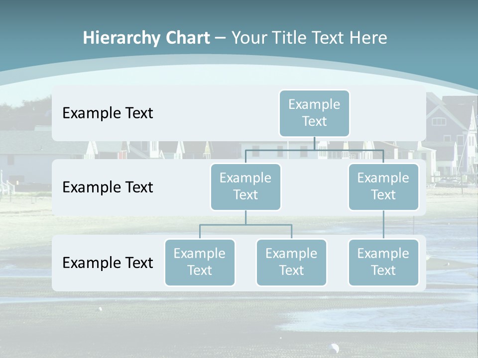 Beach Blue Sky PowerPoint Template