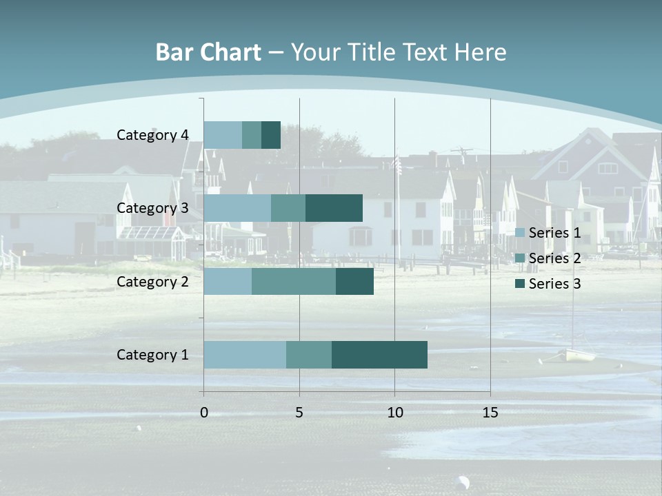 Beach Blue Sky PowerPoint Template