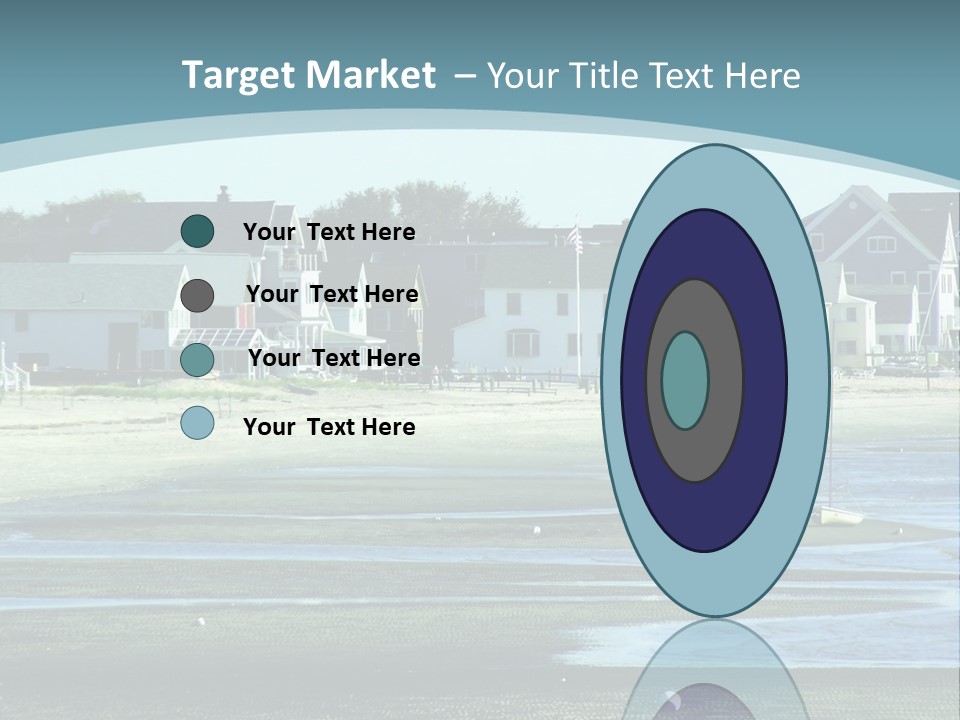 Beach Blue Sky PowerPoint Template