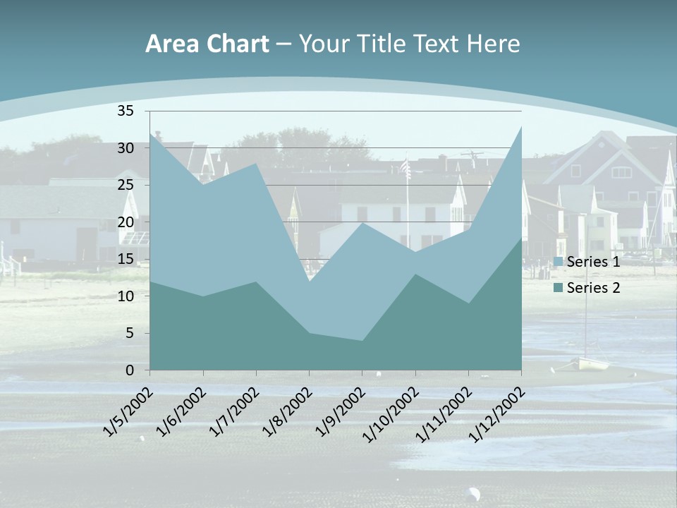 Beach Blue Sky PowerPoint Template