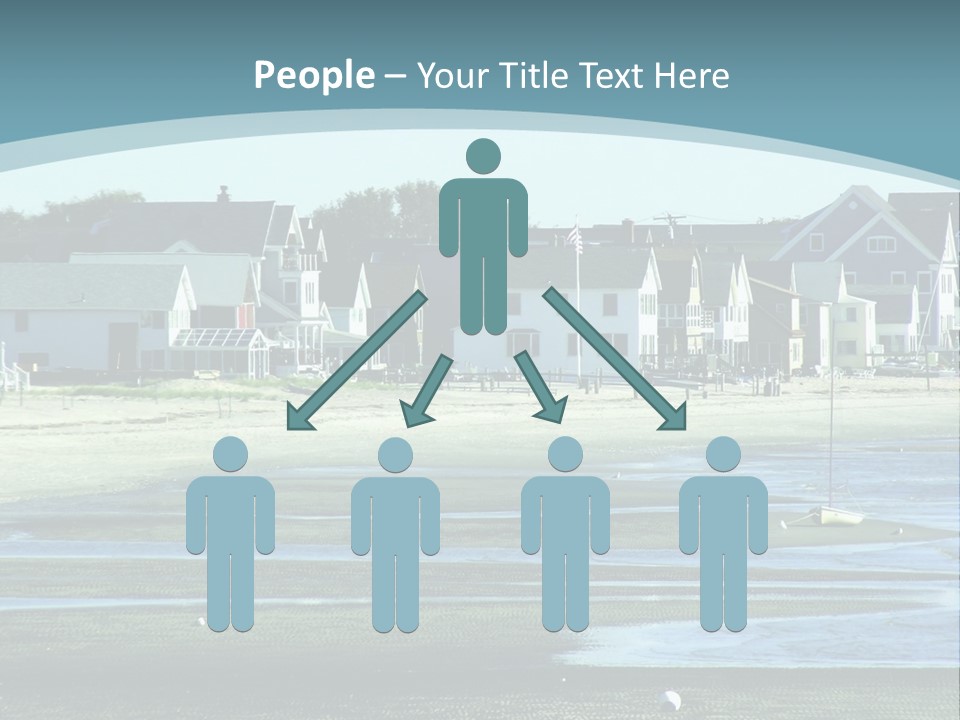 Beach Blue Sky PowerPoint Template