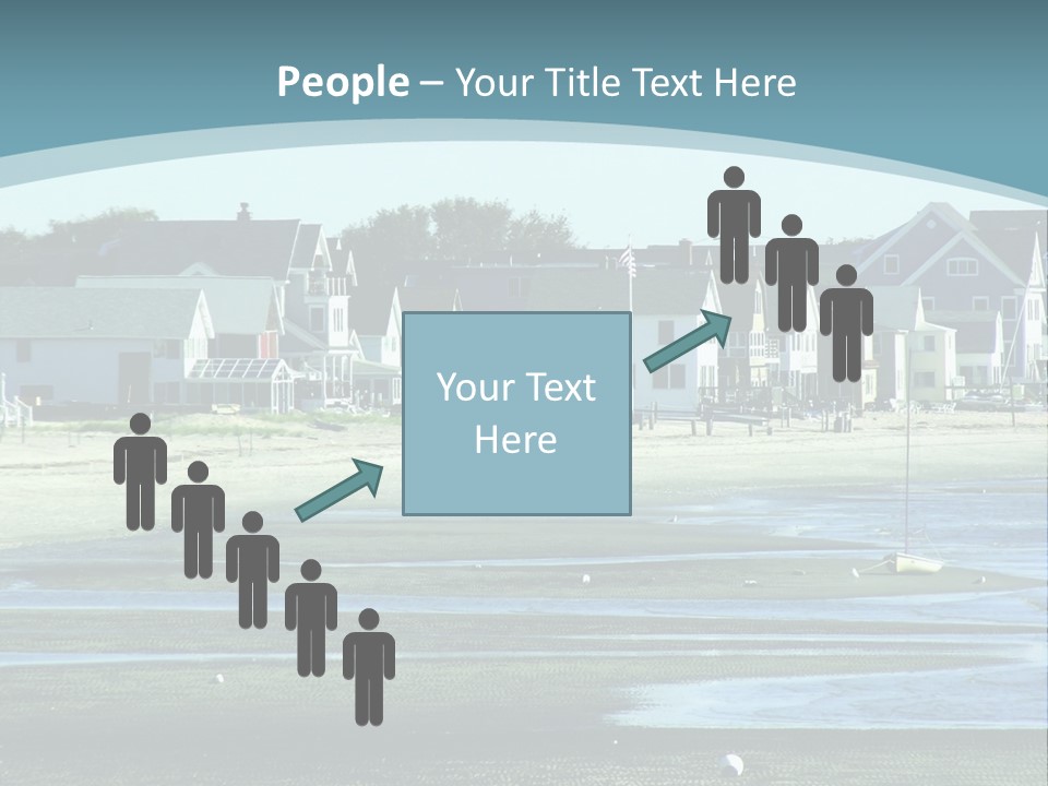 Beach Blue Sky PowerPoint Template