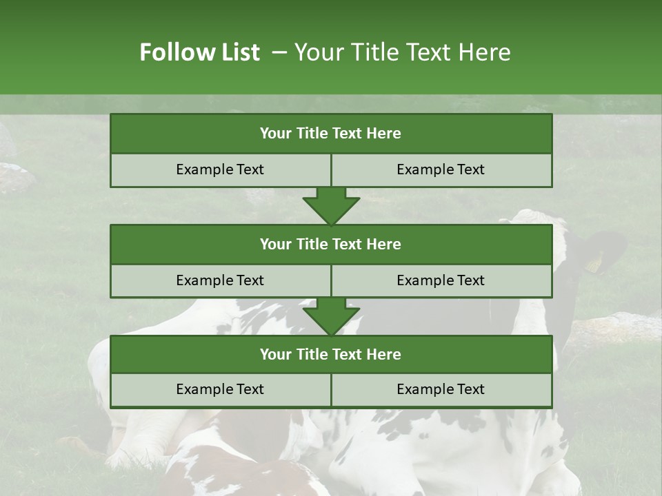 Dairy Agriculture Cute PowerPoint Template