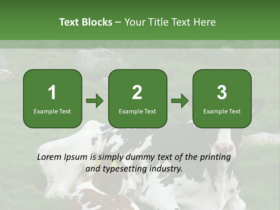 Dairy Agriculture Cute PowerPoint Template