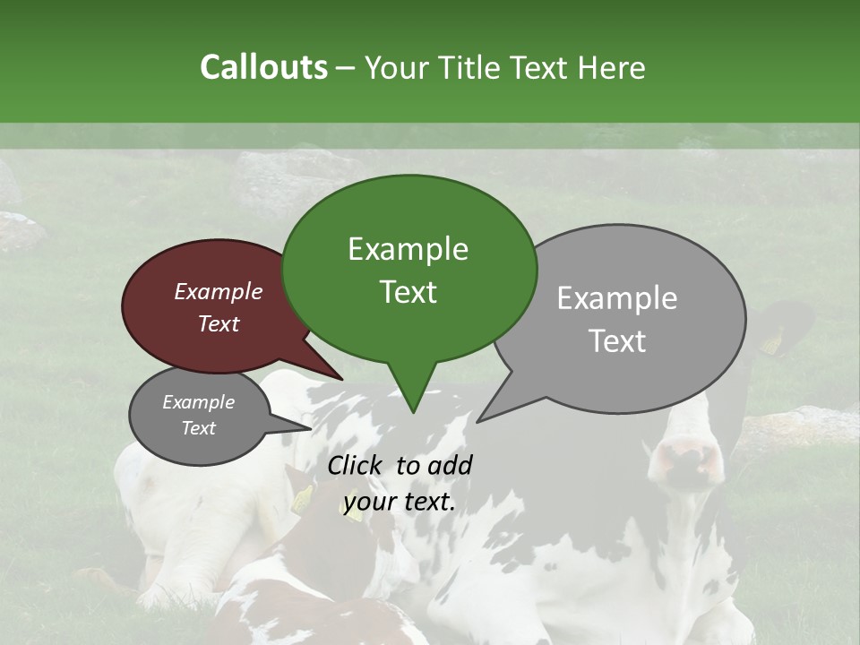 Dairy Agriculture Cute PowerPoint Template
