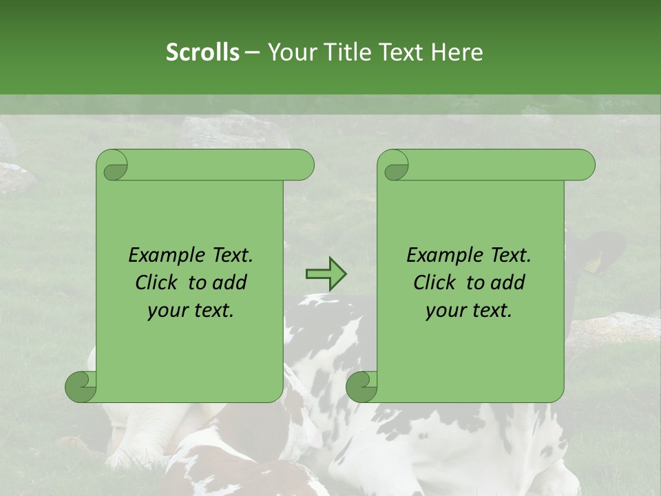 Dairy Agriculture Cute PowerPoint Template