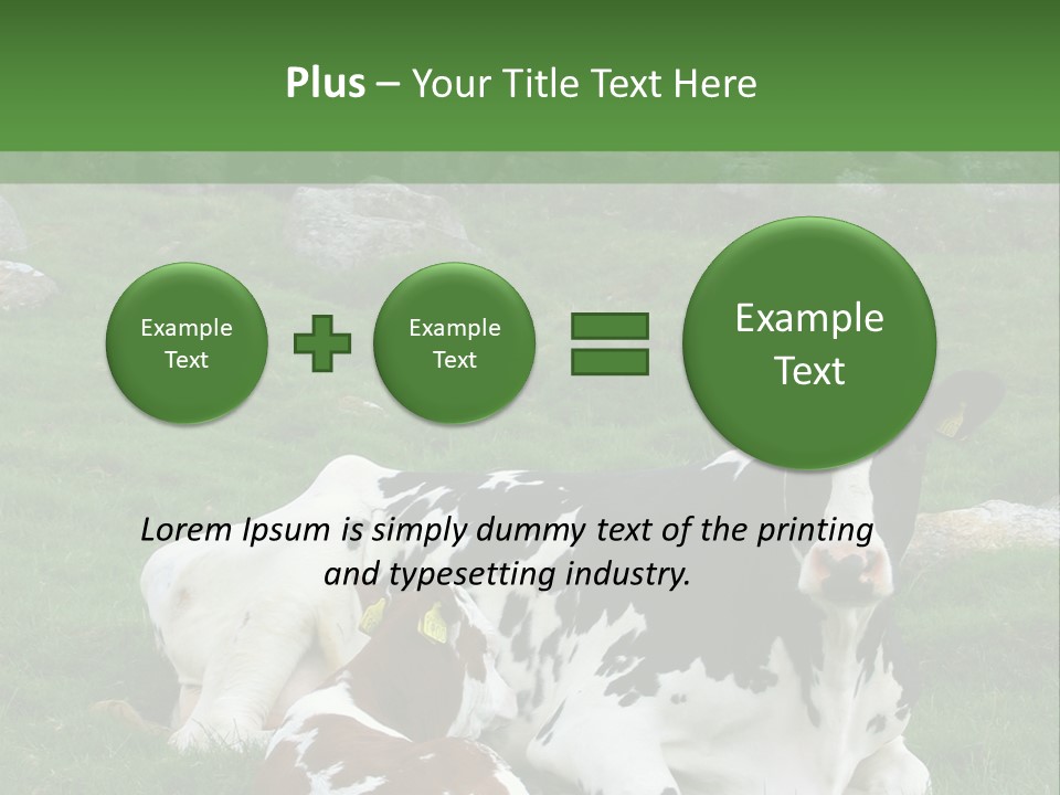 Dairy Agriculture Cute PowerPoint Template
