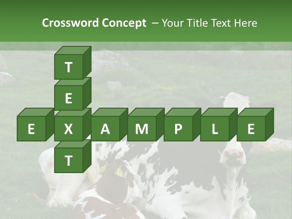 Dairy Agriculture Cute PowerPoint Template