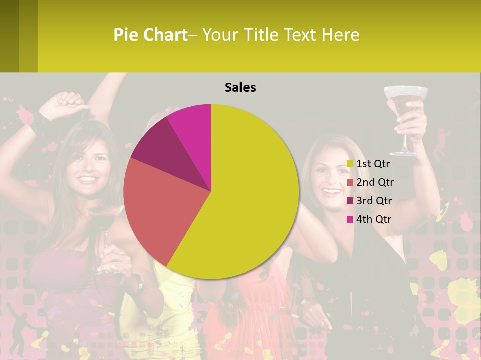Celebrting Cocktail Friendship PowerPoint Template