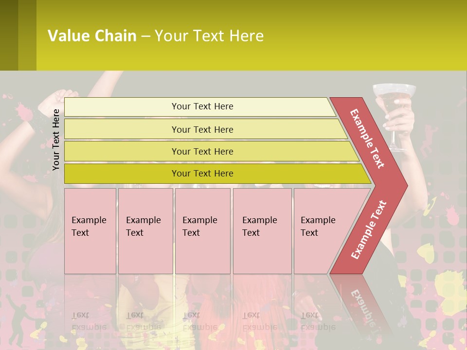 Celebrting Cocktail Friendship PowerPoint Template
