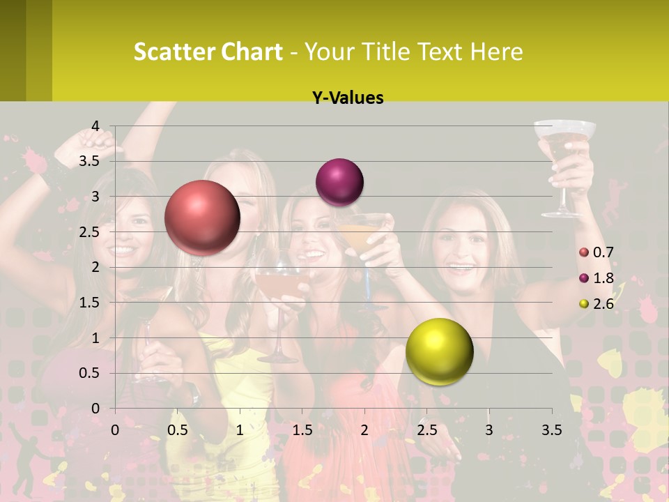 Celebrting Cocktail Friendship PowerPoint Template
