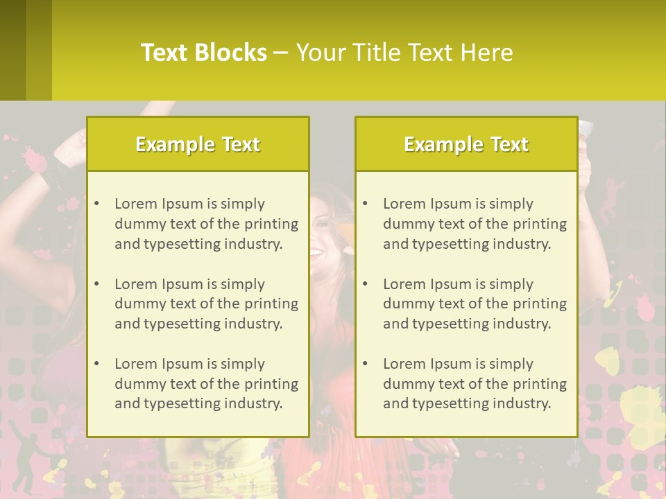 Celebrting Cocktail Friendship PowerPoint Template