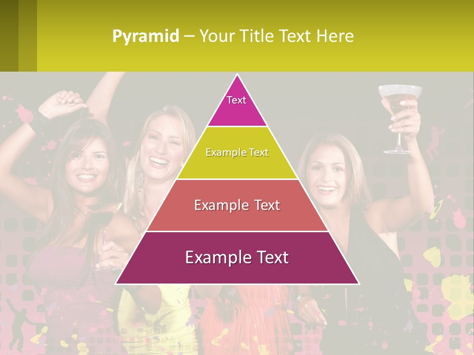 Celebrting Cocktail Friendship PowerPoint Template