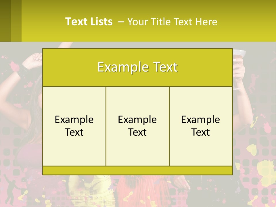 Celebrting Cocktail Friendship PowerPoint Template