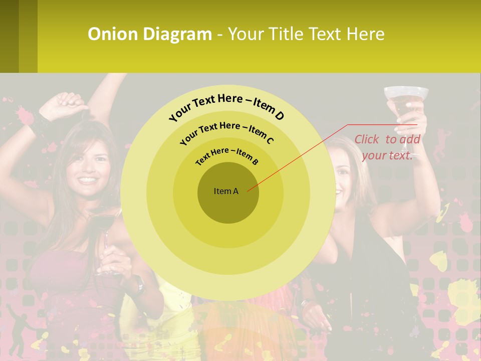 Celebrting Cocktail Friendship PowerPoint Template