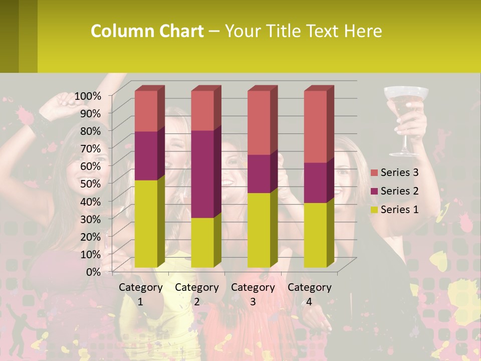 Celebrting Cocktail Friendship PowerPoint Template