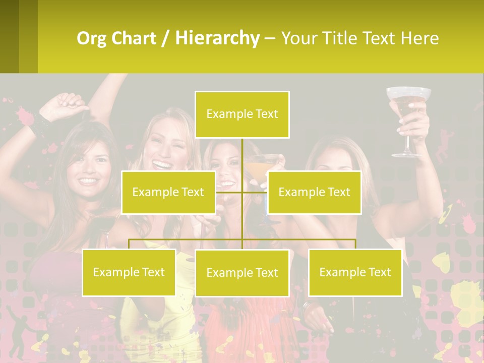 Celebrting Cocktail Friendship PowerPoint Template