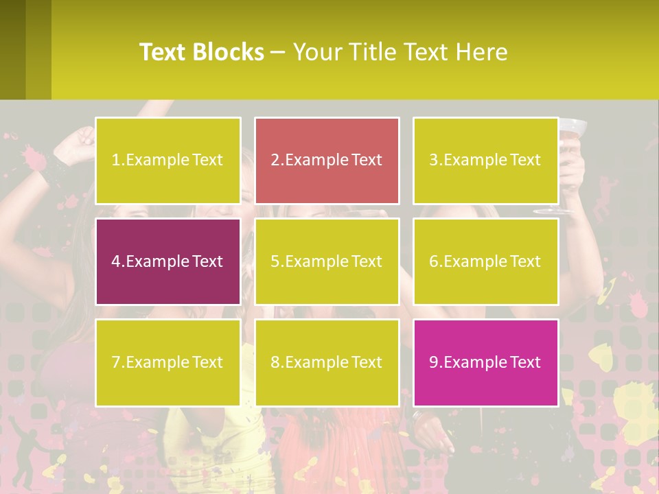 Celebrting Cocktail Friendship PowerPoint Template