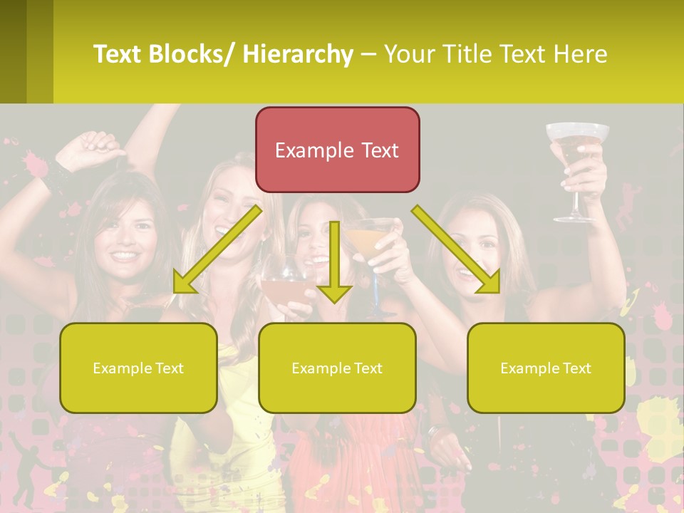 Celebrting Cocktail Friendship PowerPoint Template