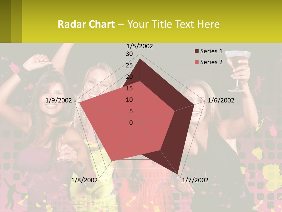 Celebrting Cocktail Friendship PowerPoint Template